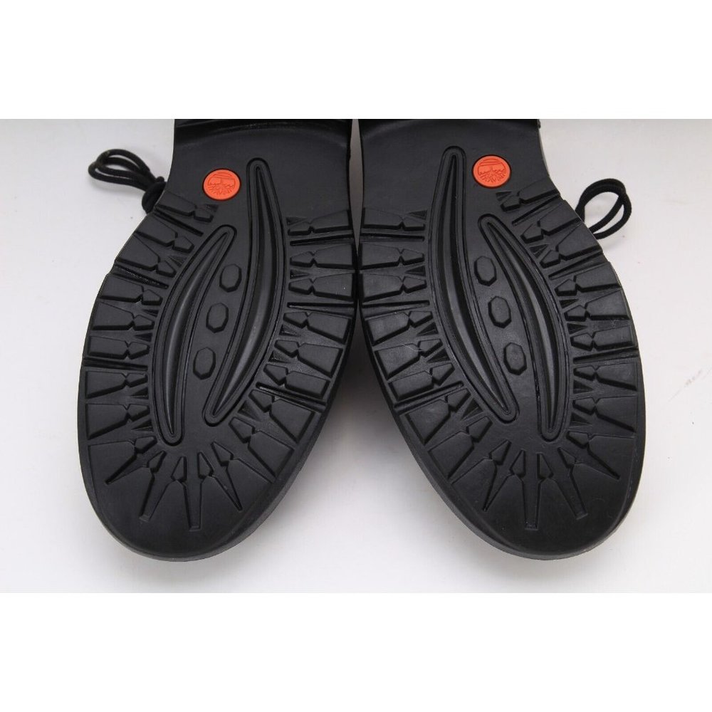NWOB timberland montgomery shoes oxfords lace up black leather mens sz 10 W WIDE - Picture 9 of 12